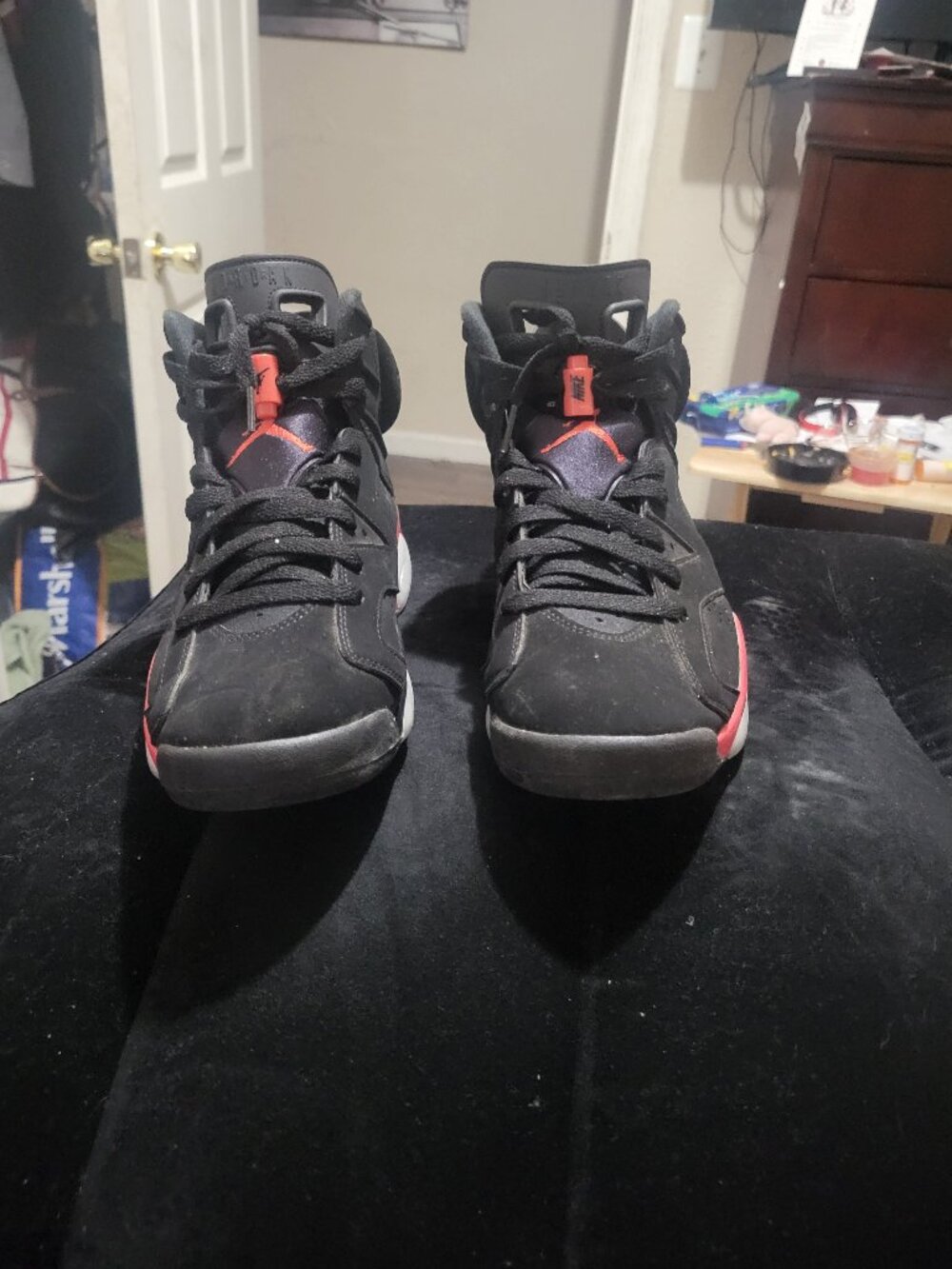 Jordan 6 retro infared 7.5.  $100